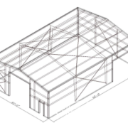 Frame Drawings for a Metal Building