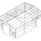 Frame Drawings for a Metal Building