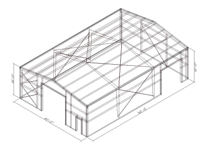 CO1787 Frame Drawings for a Metal Building
