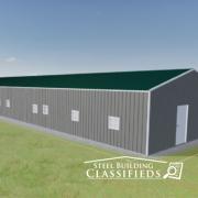 3D Rendering of a Metal Building