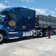 Truck Loading Metal Building Materials