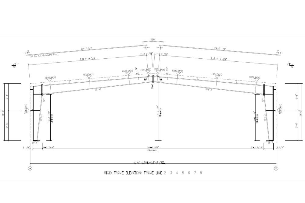 NC1802 Screenshot of Metal Building Plans