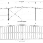 Wire Frame Plans for a Metal Building