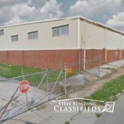 Metal Building with Half Brick Siding