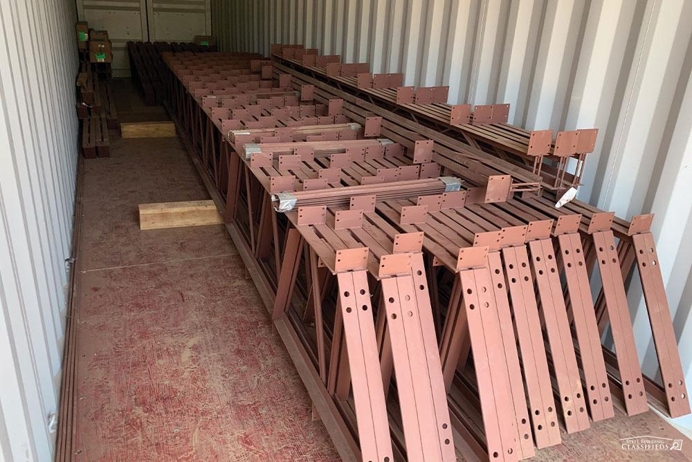 CA1817 Metal Building Materials in a Shipping Crate