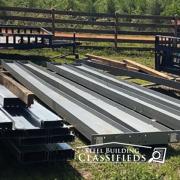 Steel Building Materials on Pallets