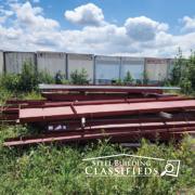 Red Iron Building Materials on the Ground